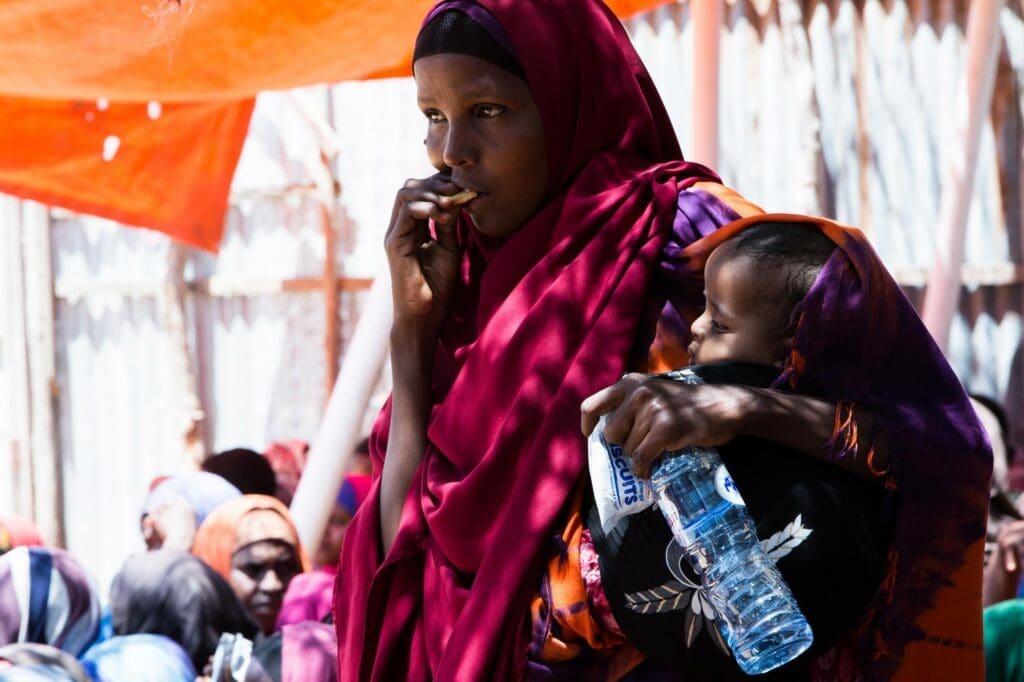 Women and children suffer most from famine in Somalia
