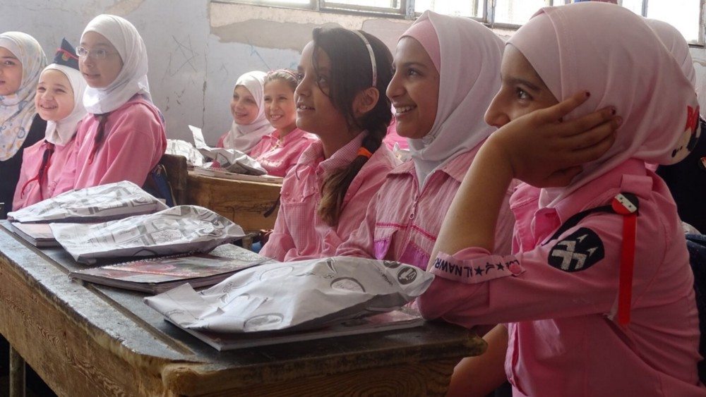 School feeding programmes can provide a sense of stability in conflict-affected states, such as Syria. Their impact is especially great for girls — helping girls stay in school, especially into adolescence, is an effective way of preventing early marriage and of delaying first pregnancy.