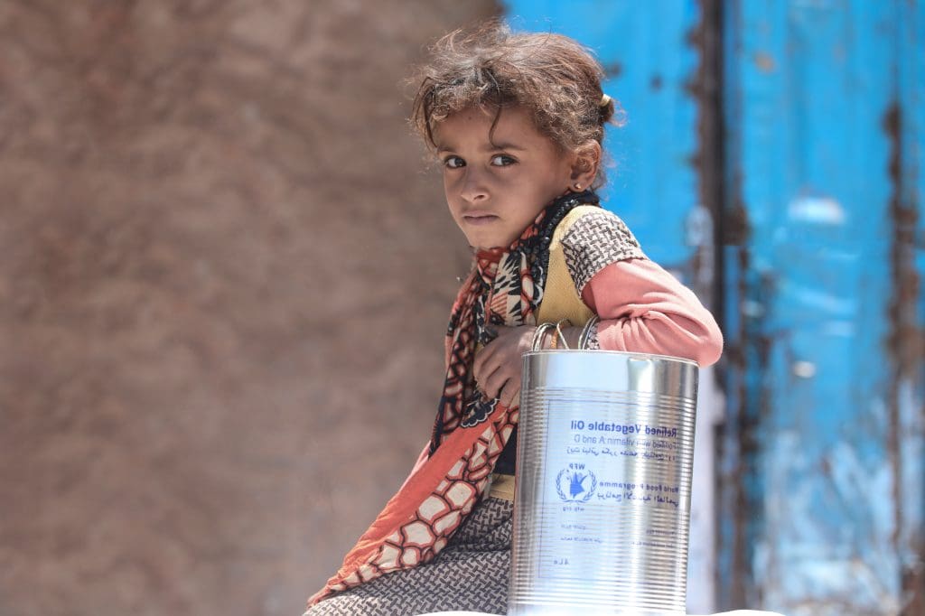 WFP provides food to people suffering from famine