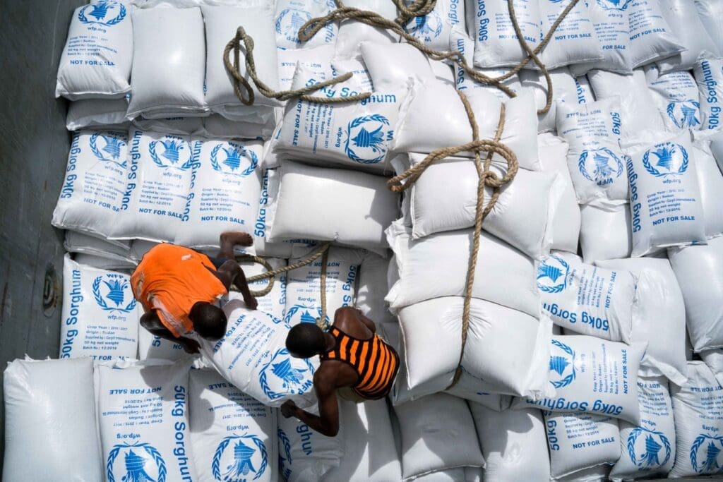 UN World Food Programme delivers millions of tons of food, feeding billions of people each year