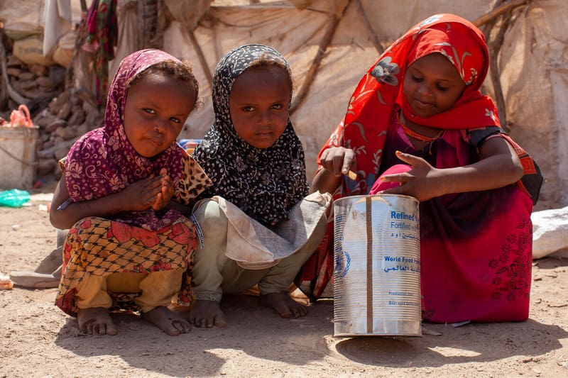 Conflict in Yemen creates Internally Displaced Persons who are hungry