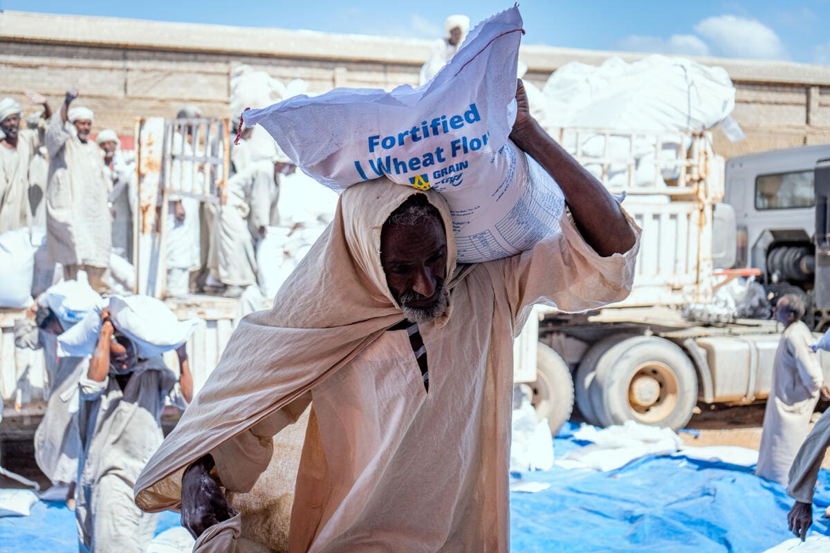 Emergency food assistance in Sudan