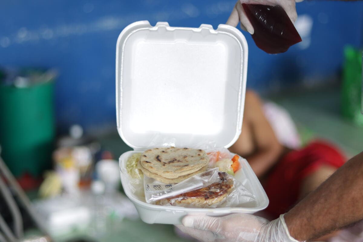white box of tortillas and vegetables