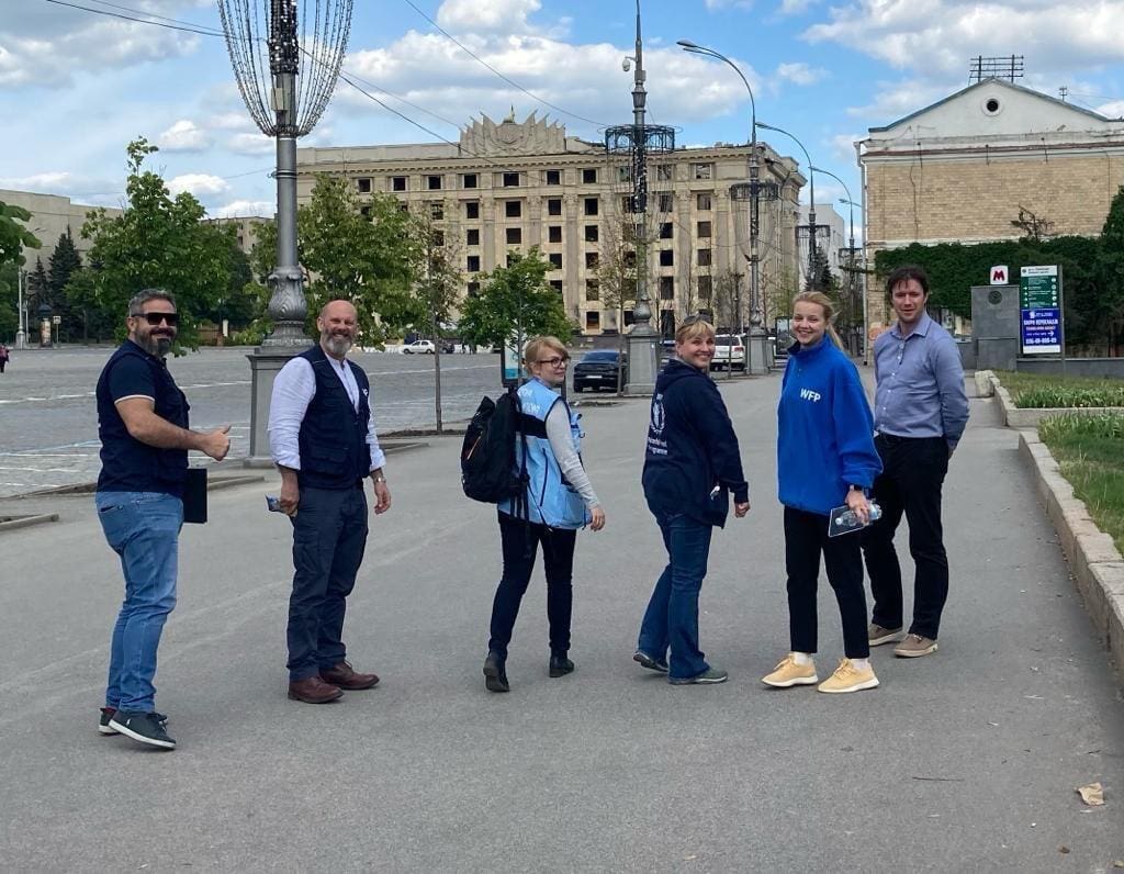 WFP team in Kharkiv city.