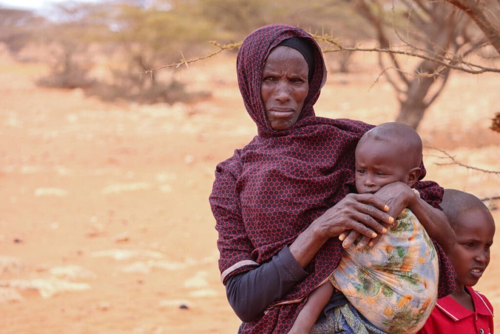 A female farmer in somalia