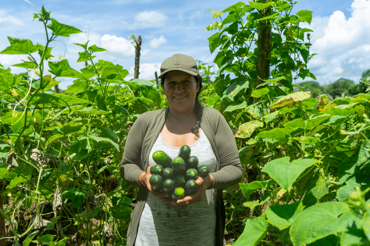 Women supported by WFP in El Salvador